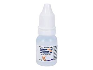 Ciprofloxacin + Dexamethasone
